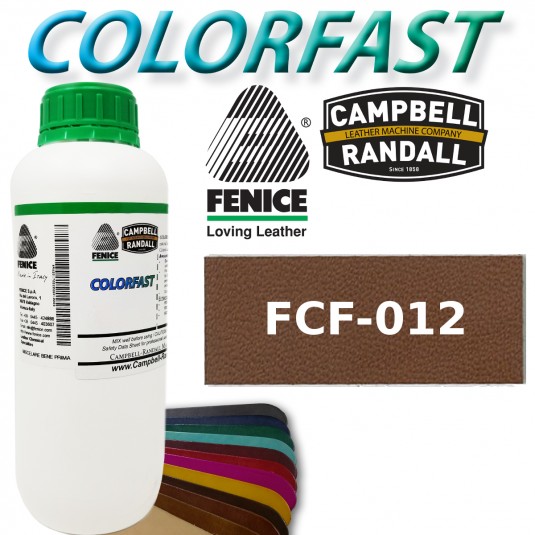 FCF-012 FENICE COLORFAST Leather Dye - BROWN (1 liter)