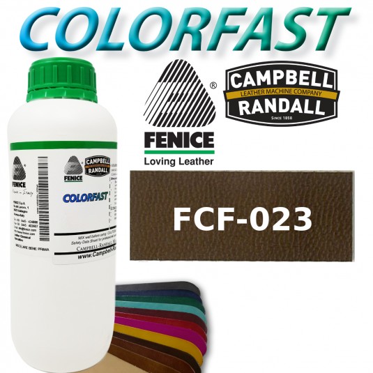 FCF-023 FENICE COLORFAST Leather Dye - DARK BROWN ( 1 liter)